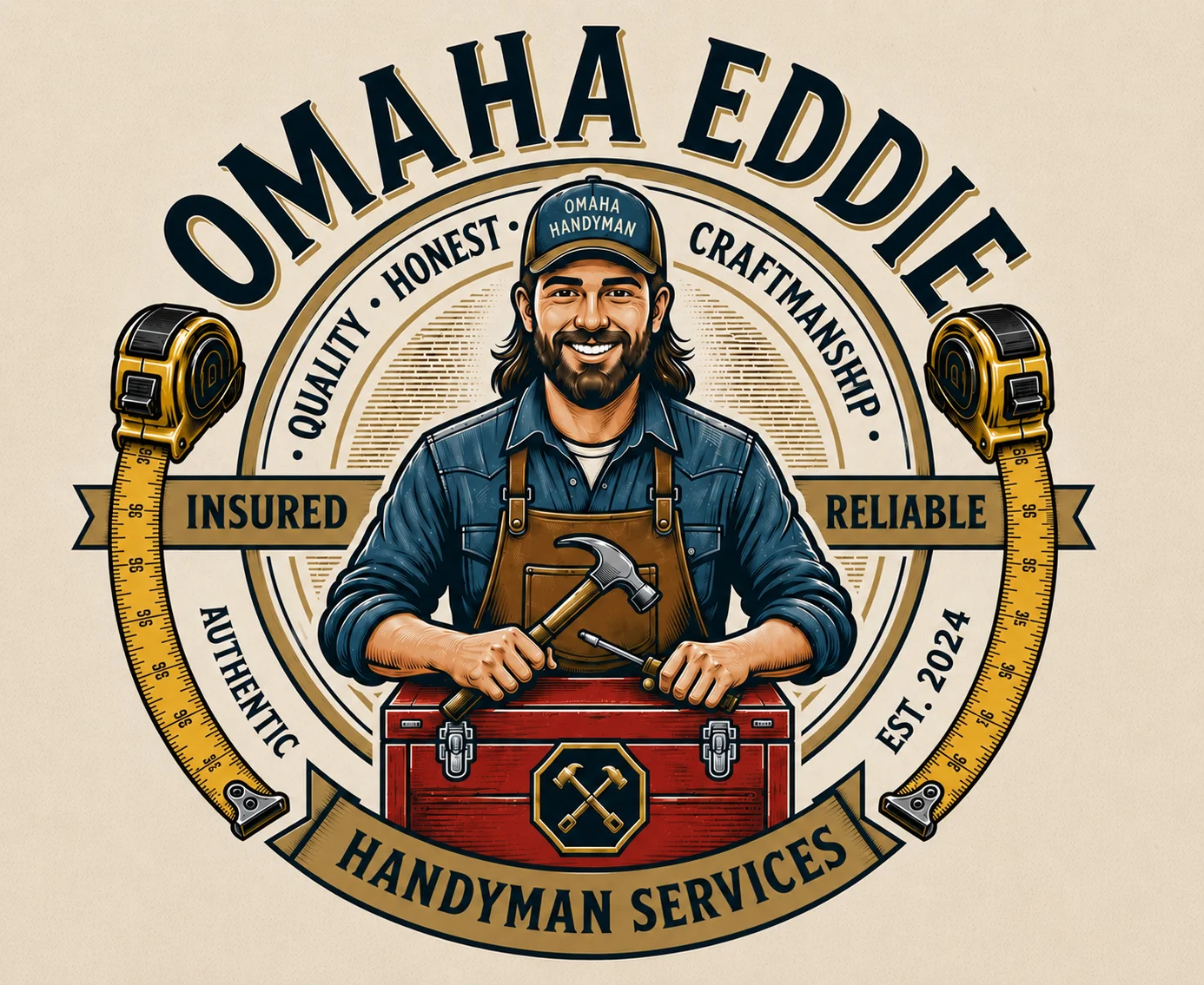 Omaha Eddie's Handyman Services logo
