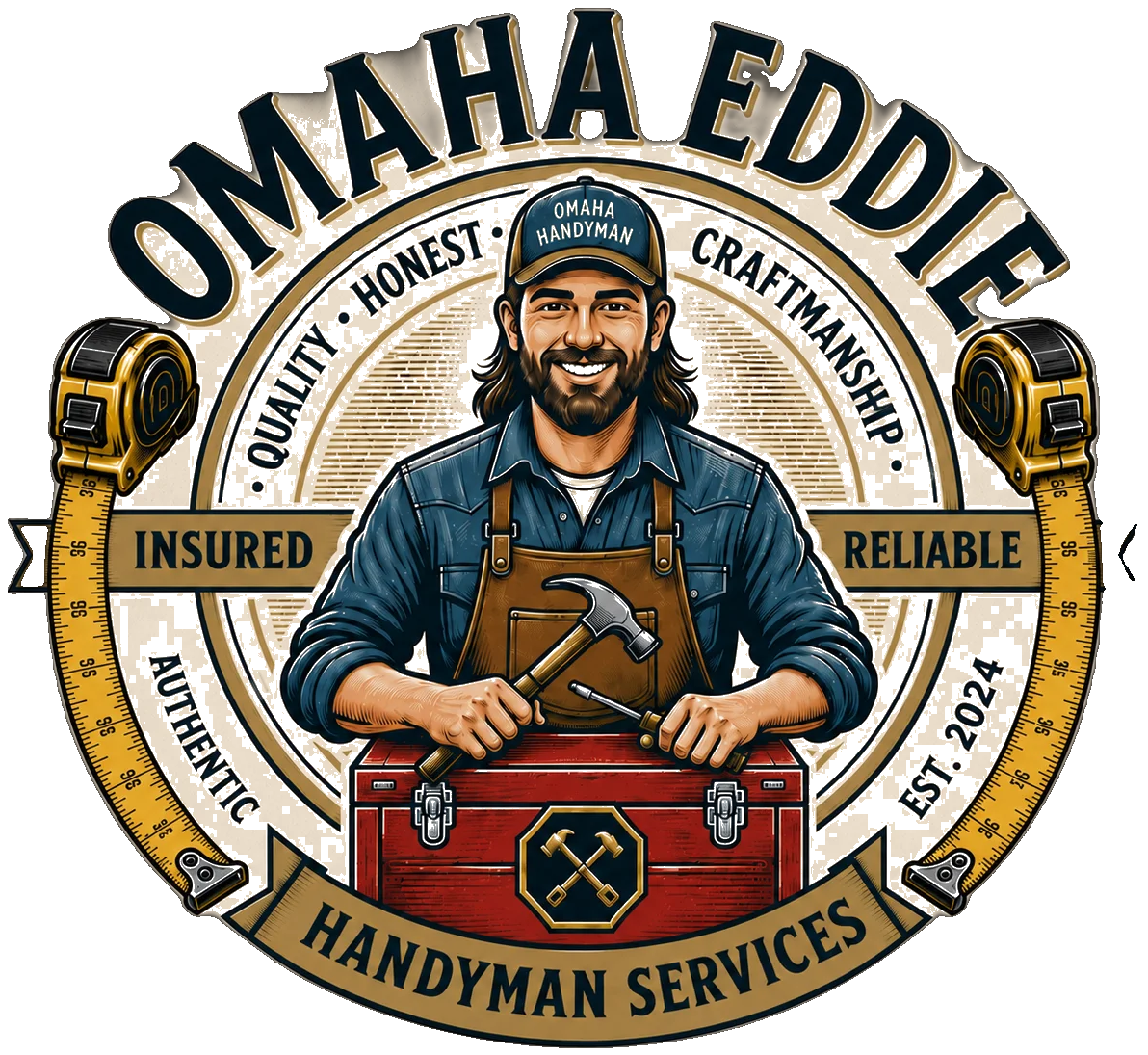 Omaha Eddie's Handyman Services logo